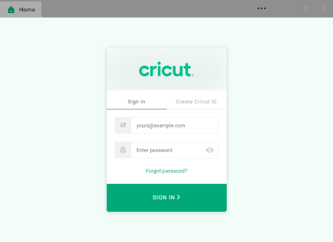 Create a Cricut Account